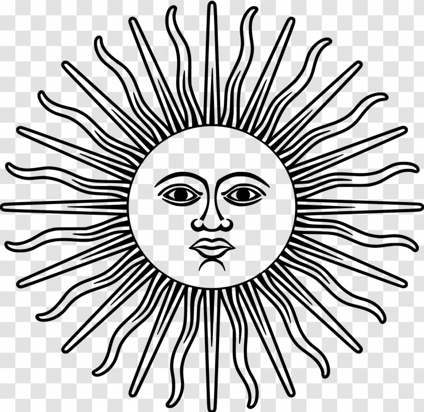 Flag Of Argentina Sun May - Frame - Sol Transparent PNG