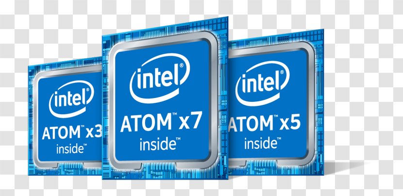 Intel Atom Core Multi-core Processor Central Processing Unit - Signage Transparent PNG