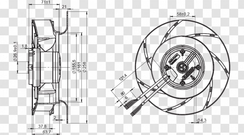 Door Handle Car Line Art Sketch - Centrifugal Fan Transparent PNG