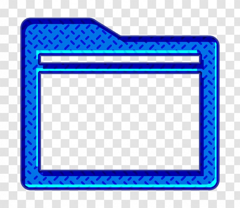 Archieve Icon Documents Files - Electric Blue Rectangle Transparent PNG