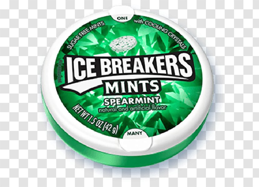 Ice Breakers Mint Sugar Substitute Crisp Chewing Gum - Peppermint - Spearmint Transparent PNG