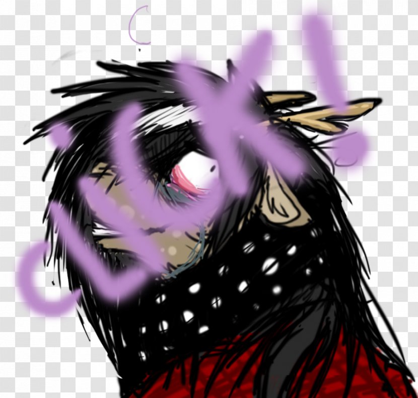 Legendary Creature Black Hair Cartoon - Purple - Hello There Transparent PNG