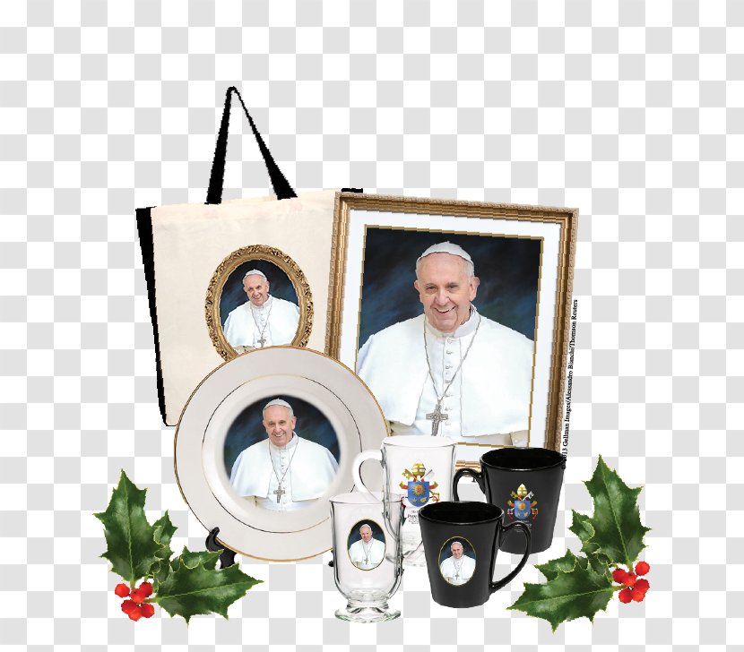 Earring Picture Frames Christmas Tableware Coldwell Banker - Pope Francis Transparent PNG