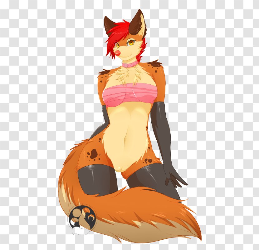 Cat Fox Legendary Creature Tail - Watercolor Transparent PNG
