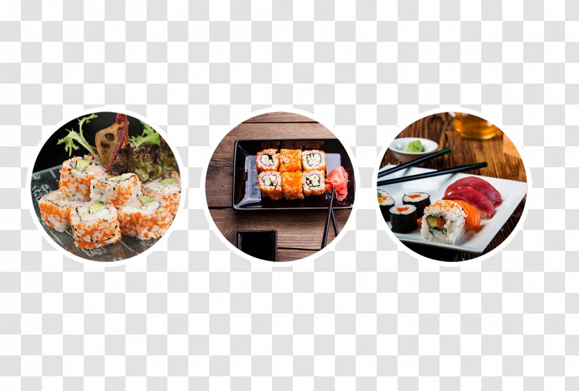 Japanese Cuisine Sushi Chinese Food Poster - Round Material Transparent PNG