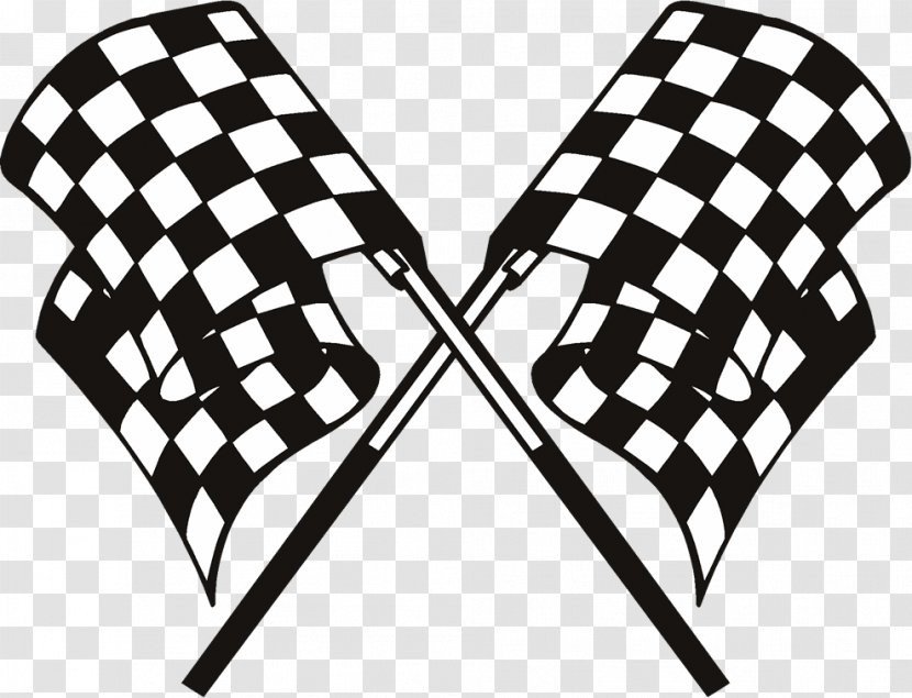 Kart Racing Go-kart Flags Auto Clip Art - Wing - Checkered Flag Clipart Transparent PNG