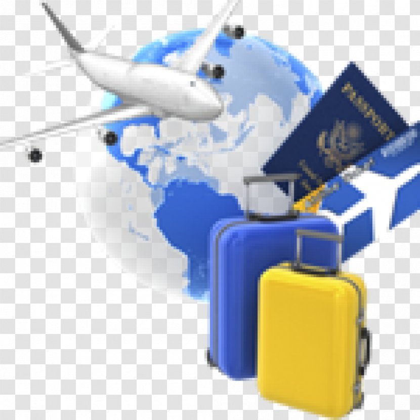 Air Travel Flight Suitcase Airline Ticket - Airplane Transparent PNG