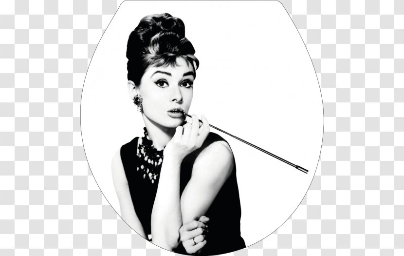 Breakfast At Tiffany's Audrey Hepburn Holly Golightly Actor - Monochrome Photography Transparent PNG