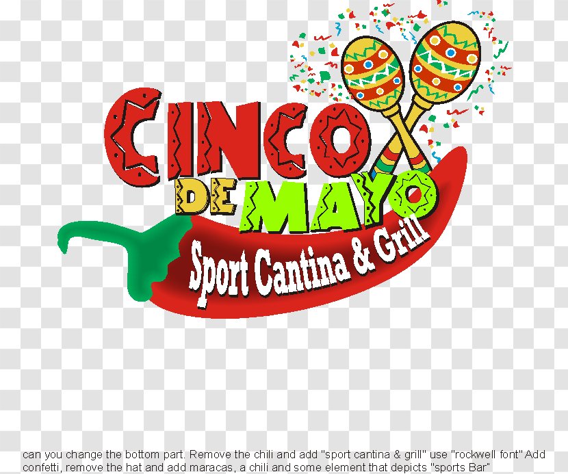 Logo Illustration Clip Art Brand Font - Food - Cinco De Mayo Flyer Transparent PNG