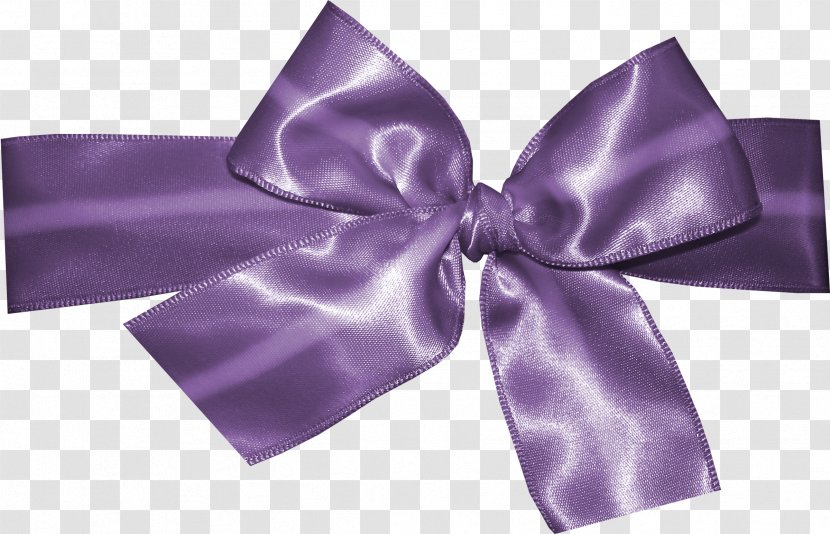 Violet Lilac Clip Art - Purple - Ribbon Bow Transparent PNG