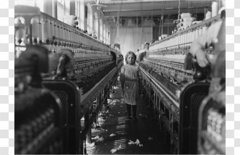 Progressive Era United States Industrial Revolution Child Labour - Black And White - Worker Transparent PNG
