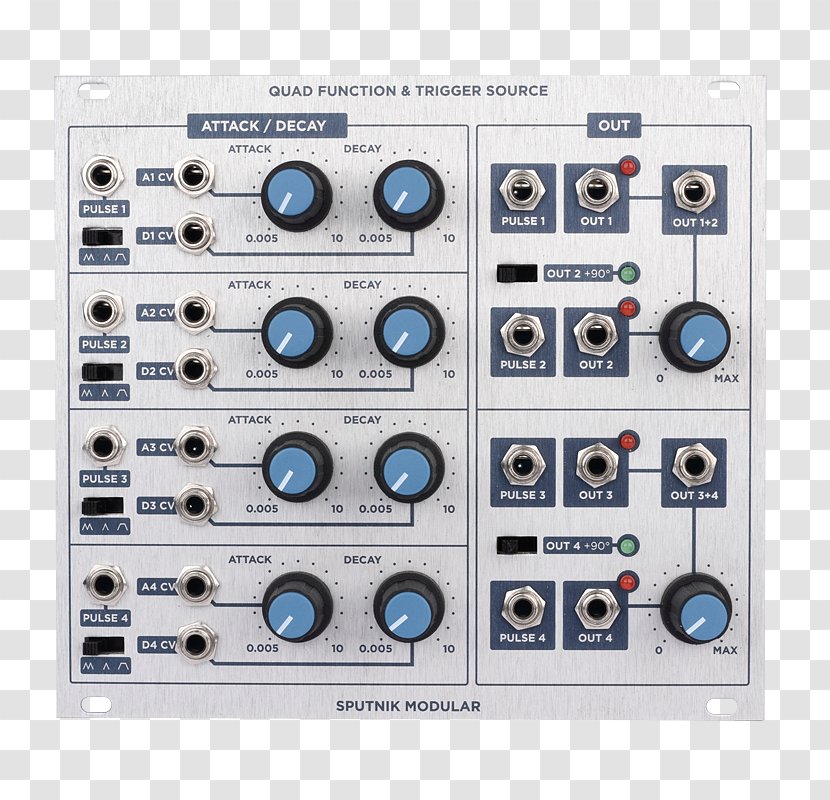 Eurorack Modular Synthesizer Sound Synthesizers Function Generator - Technology - Overloading Transparent PNG
