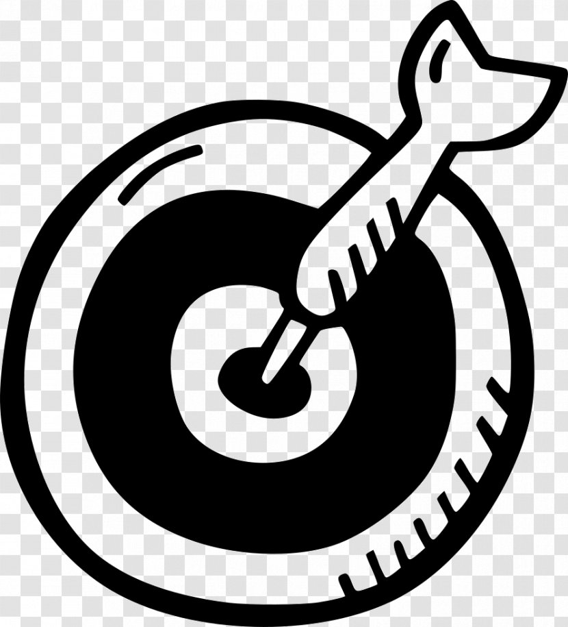 Clip Art Coaching Personal Branding Question Ryan Rhoten - Black And White - Dart Icon Transparent PNG
