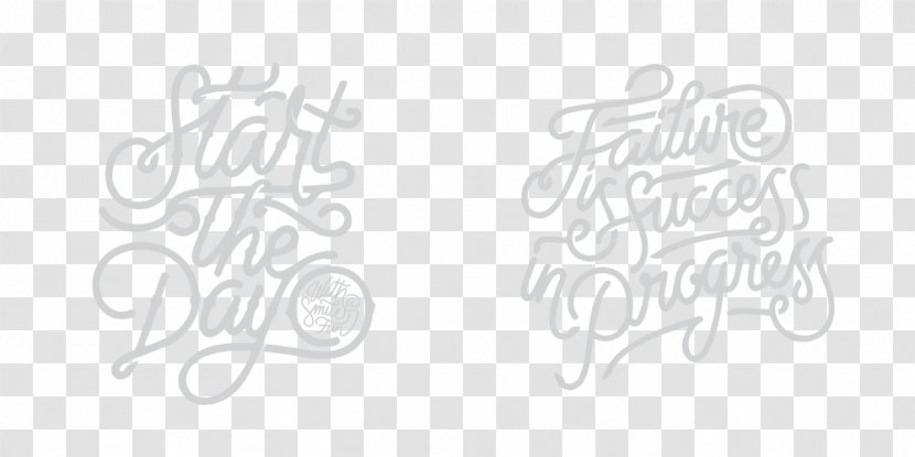 Logo White Brand Line Font - Calligraphy Transparent PNG