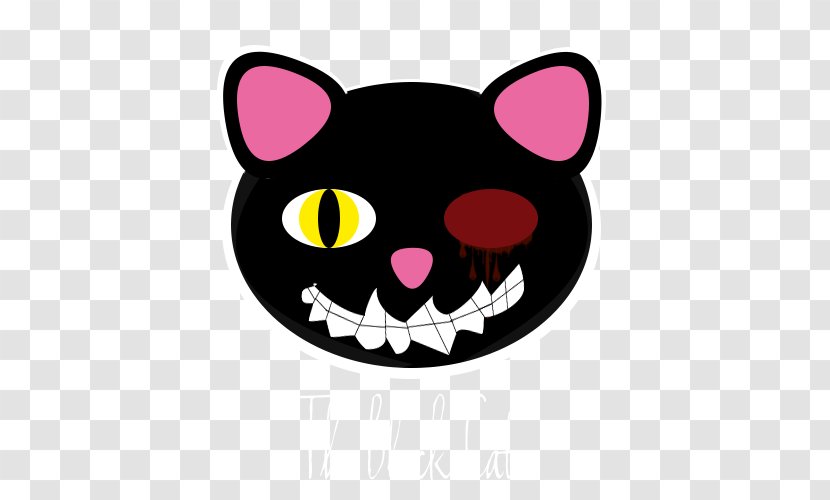 Whiskers Cat Snout Clip Art - Black M Transparent PNG