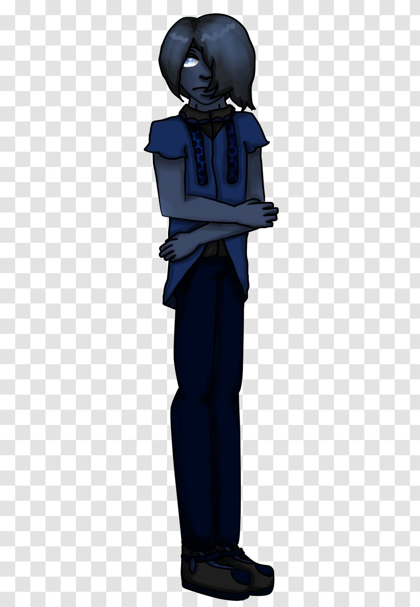 Cobalt Blue Figurine Character - Standing - A5lan Transparent PNG