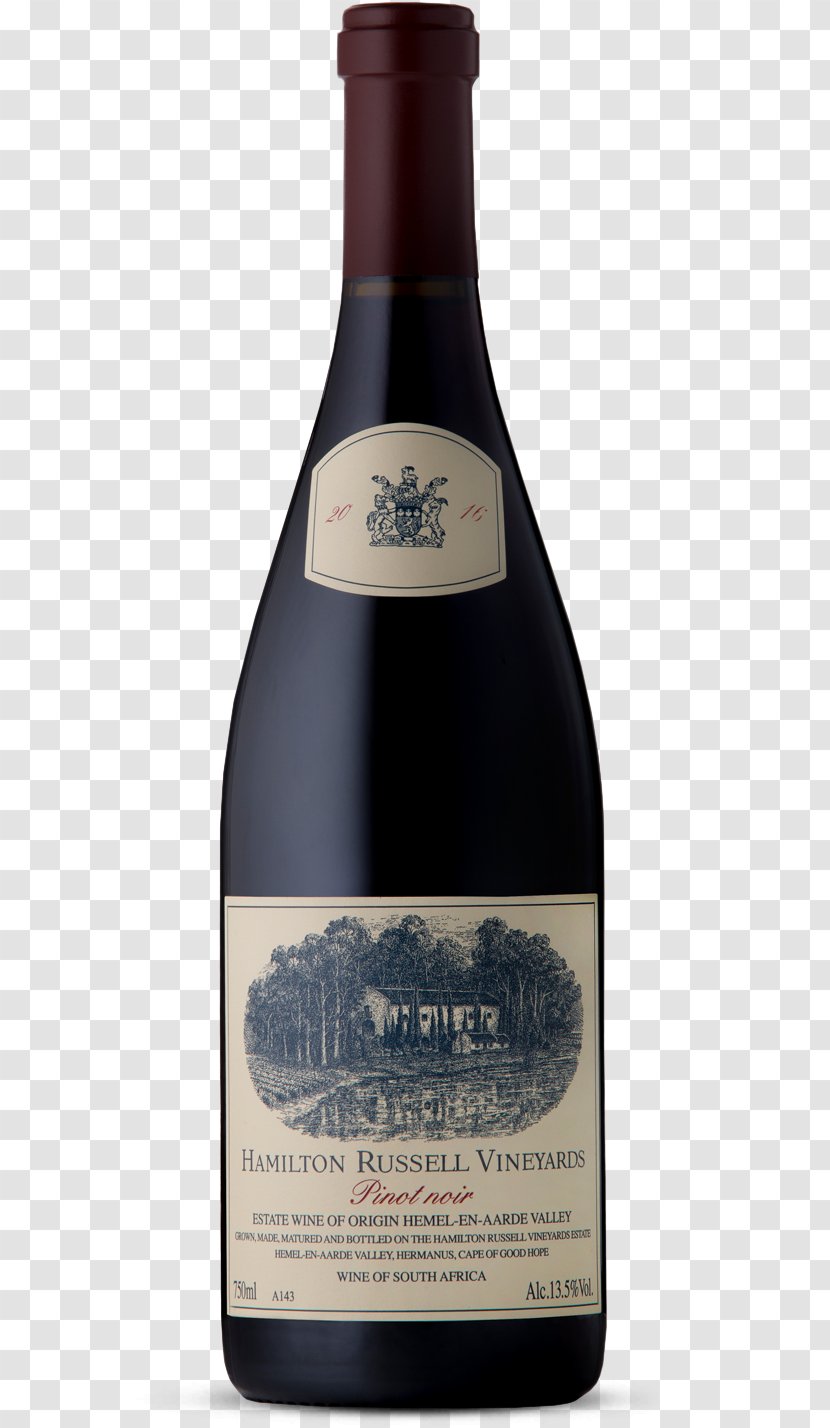 Hamilton Russell Vineyards Pinot Noir Wine Chardonnay Pinotage - Distilled Beverage Transparent PNG
