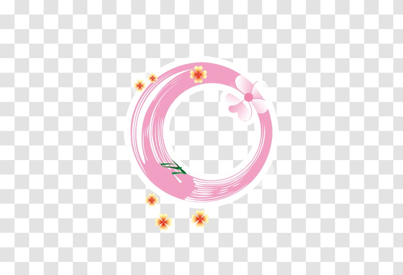 Flower - Picture Frame - Pink Transparent PNG