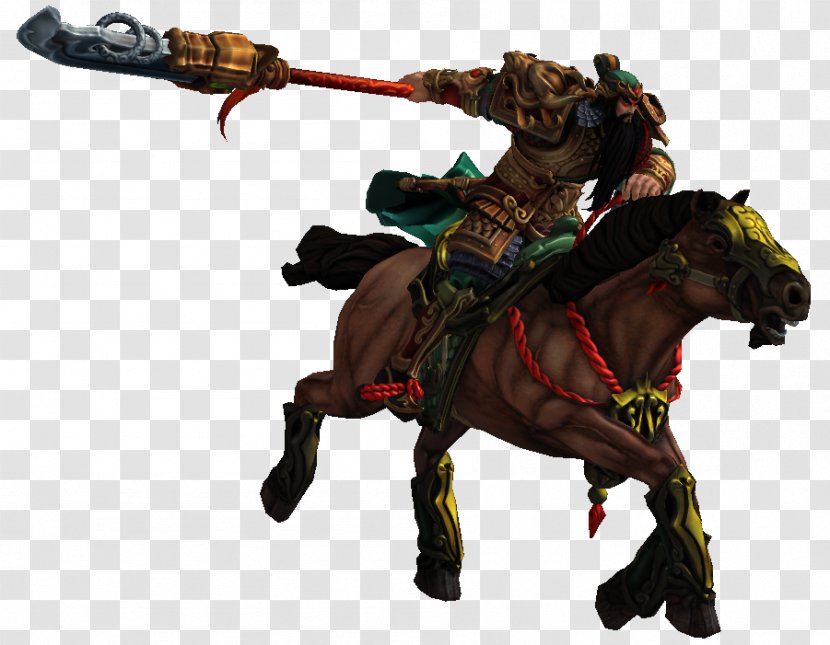 Smite Na Ja Game Horse Chinese Gods And Immortals - Guan Yu Transparent PNG