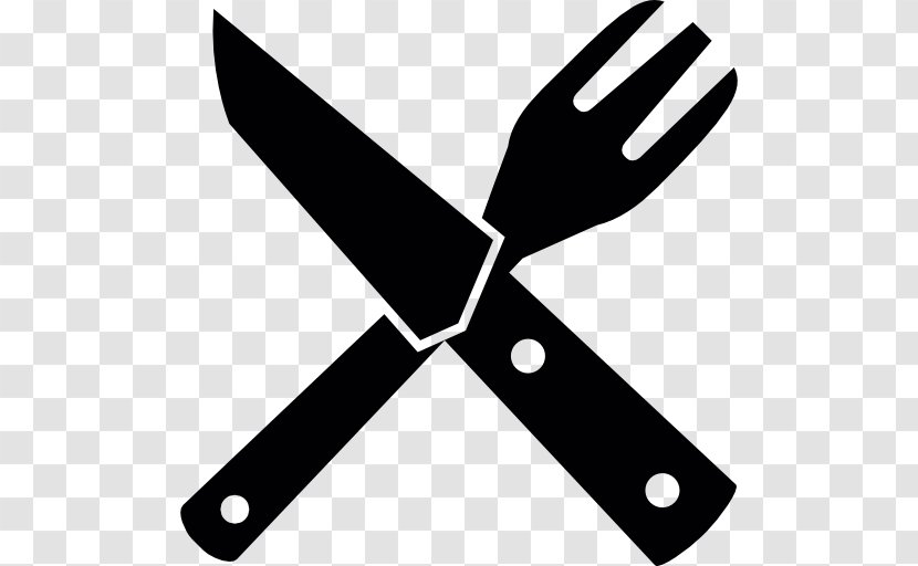 Knife Fork Kitchen Utensil Clip Art - Cold Weapon - Flat Couple Transparent PNG
