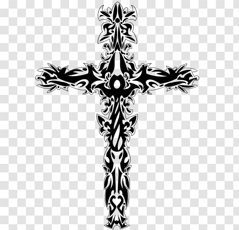 Tattoo Christian Cross Symbol - Body Art - Shop Background Transparent PNG