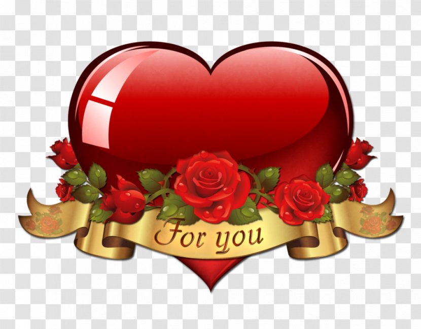 Valentine's Day Flower Font Transparent PNG
