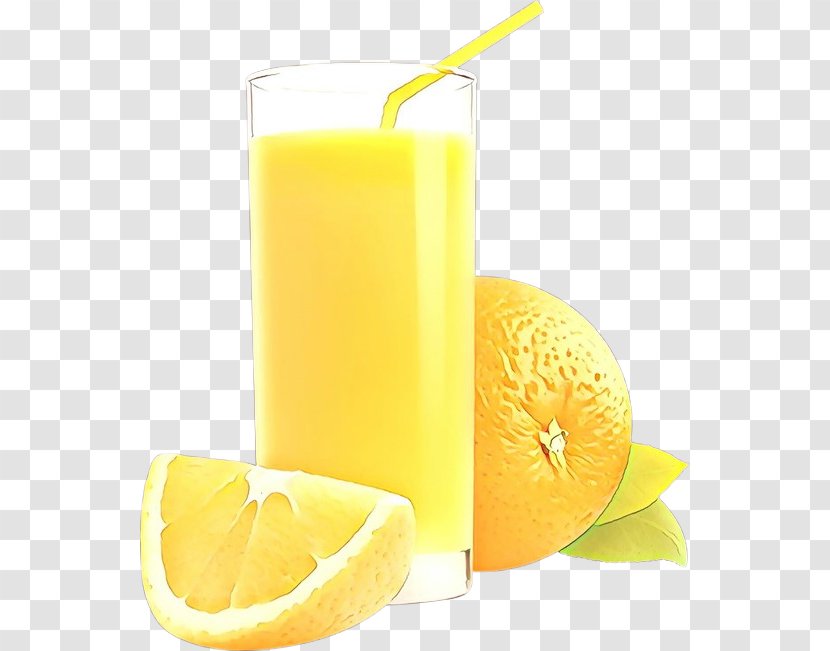 Juice Orange Drink Yellow - Lemonlime Smoothie Transparent PNG