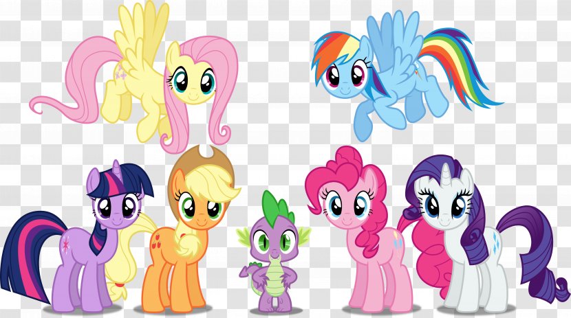 Twilight Sparkle Rarity Rainbow Dash Pinkie Pie Applejack - Flower - My Little Pony Transparent PNG