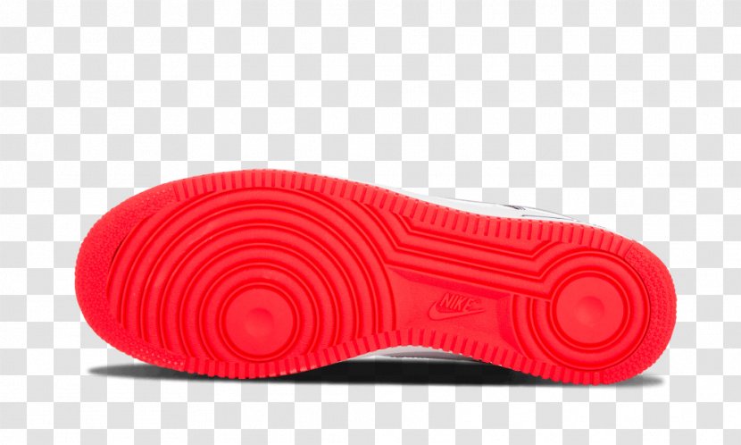 Air Force 1 Sneakers Shoe Nike Red - Orange Transparent PNG