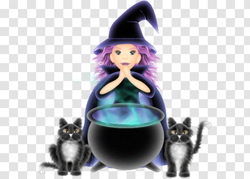 Witch Cartoon - Unblog - Small To Mediumsized Cats Animation Transparent PNG