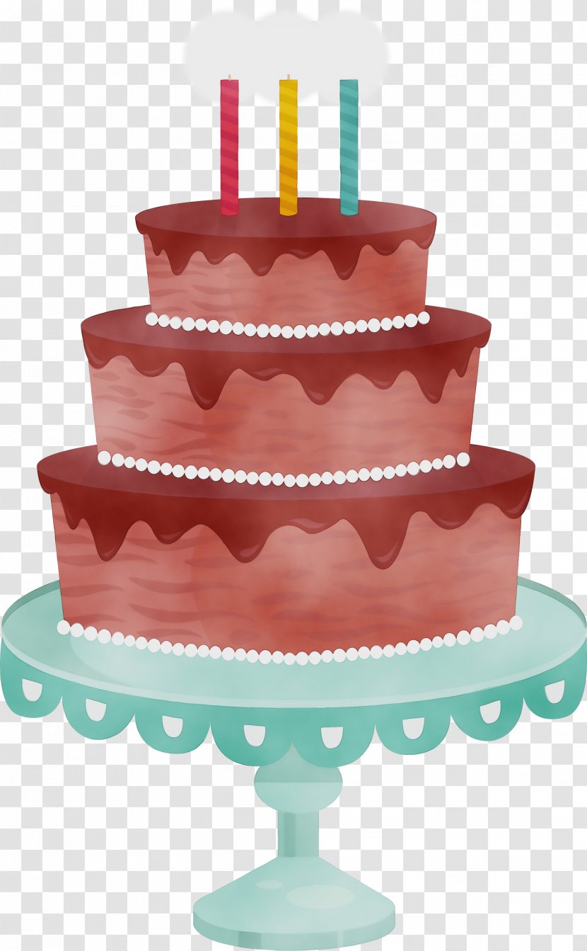 Pink Birthday Cake - Baby Shower White Mix Transparent PNG