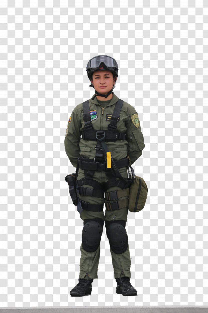 Soldier Military Police Uniform National Of Colombia - Infantry Transparent PNG