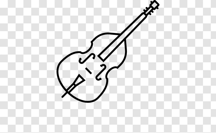 Double Bass Musical Instruments Guitar - Flower Transparent PNG