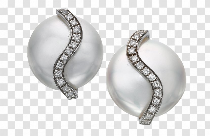Victor Azzopardi Jewellers Body Jewellery Earring Silver - Pearl Transparent PNG