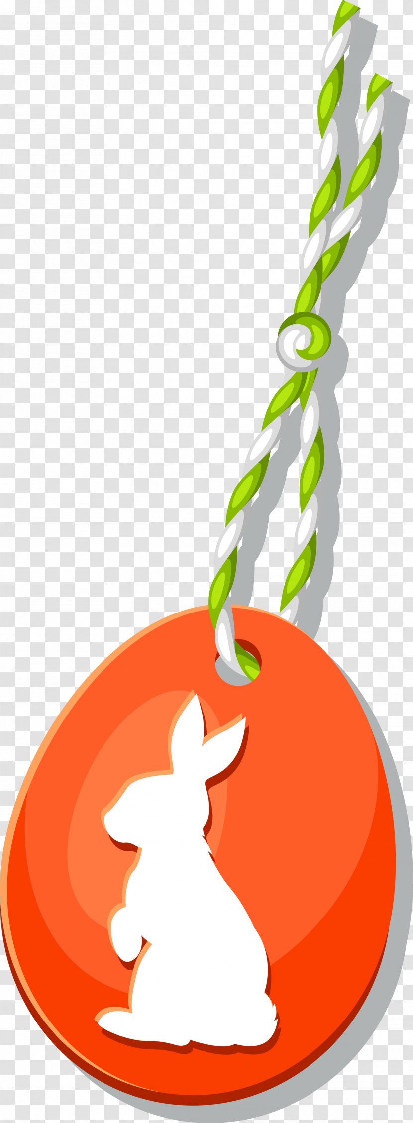 Orange Clip Art - Plant - Rabbit Ornaments Transparent PNG
