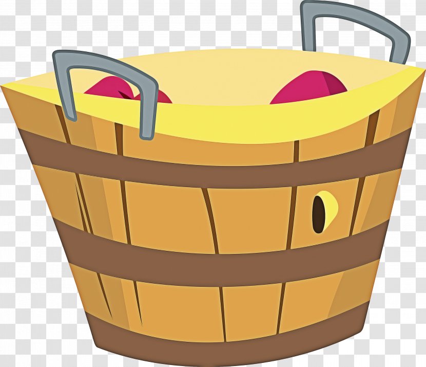 Clip Art Yellow Bucket Waste Container Transparent PNG