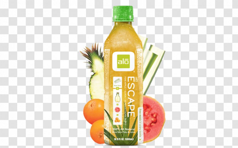 Juice Alo Exposed Original + Honey Real Aloe Vera Drink - Glutenfree Diet Transparent PNG
