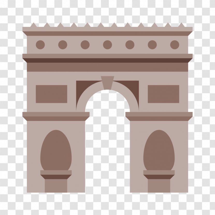 Triumphal Arch Arc De Triomphe - Architecture - Entrance Transparent PNG