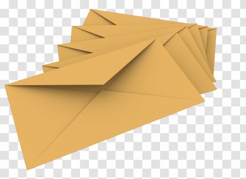 Kraft Paper Envelope Business Card Letter - Triangle Transparent PNG