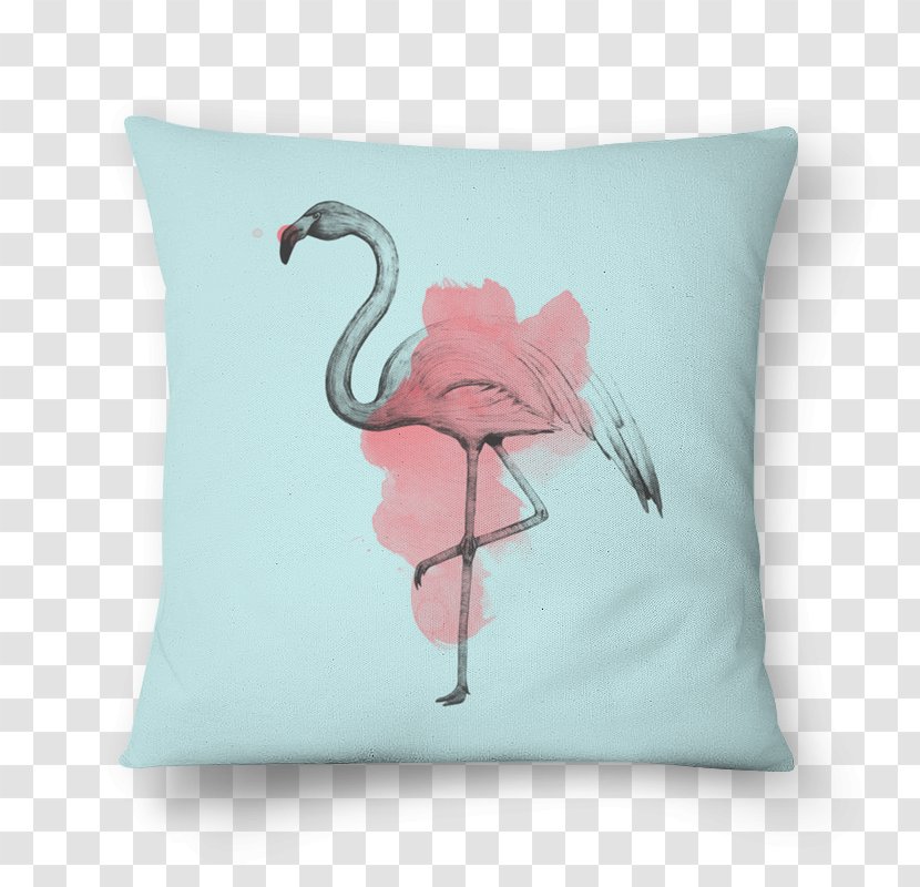 Cushion Paper Throw Pillows Art - Flamingo Watercolor Transparent PNG