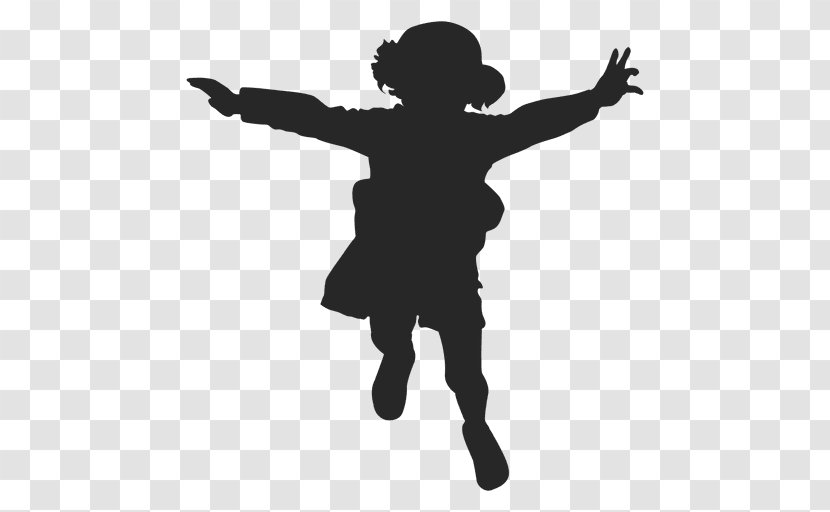 Child Silhouette Jumping Clip Art Transparent PNG