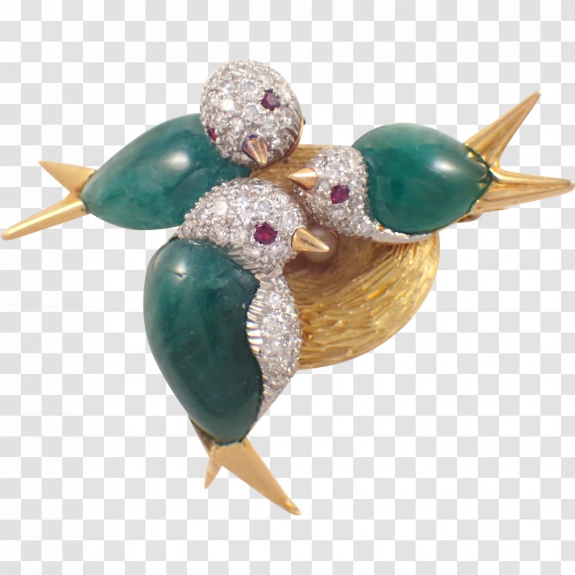Clothing Accessories Jewellery Brooch Gemstone Easter Egg - Emerald Transparent PNG