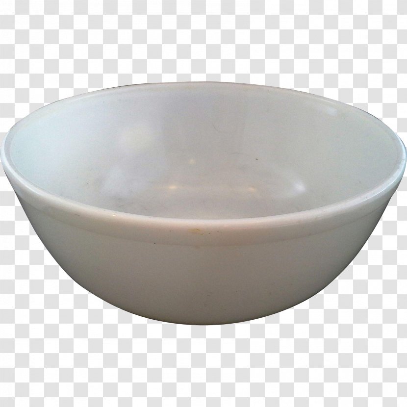 Bowl Milk Glass Pyrex Ceramic - Tableware Transparent PNG