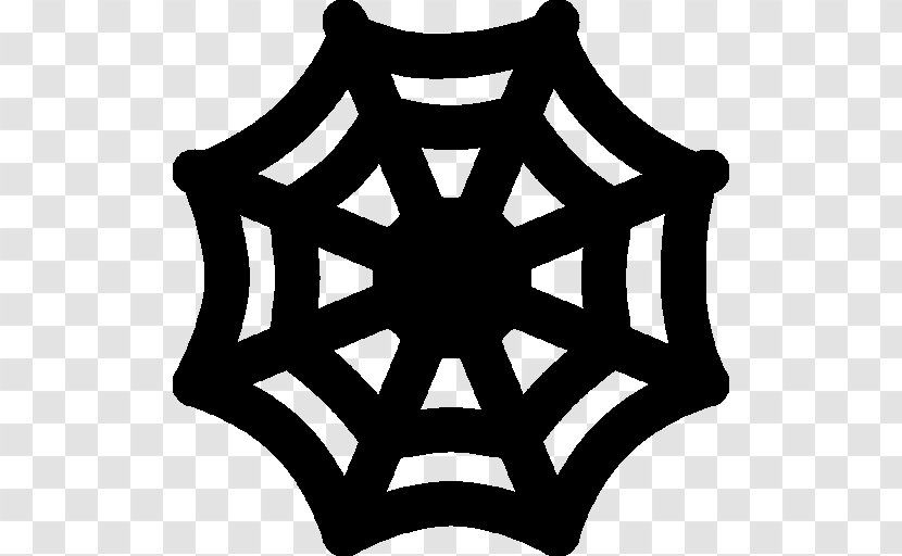 Spider Web Icon - Drawing - Monochrome Transparent PNG