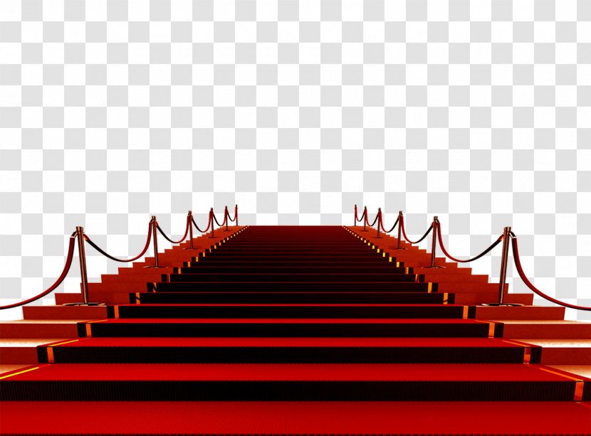 Red Carpet Stairs - Ladder Transparent PNG