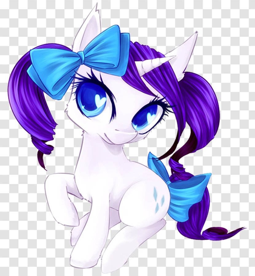 Rarity Pony Unicorn T-shirt Purple - Flower - Unicornio Transparent PNG