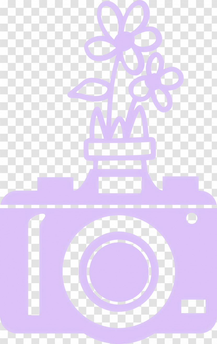 Camera Flower Transparent PNG