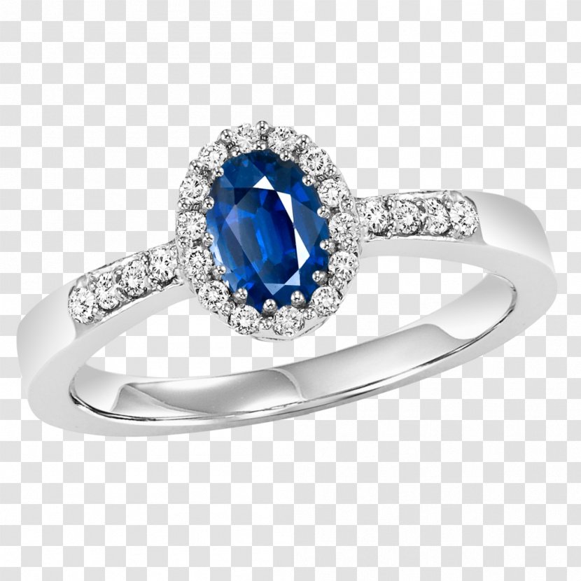 Sapphire Ring Diamond Jewellery Gemstone Transparent PNG