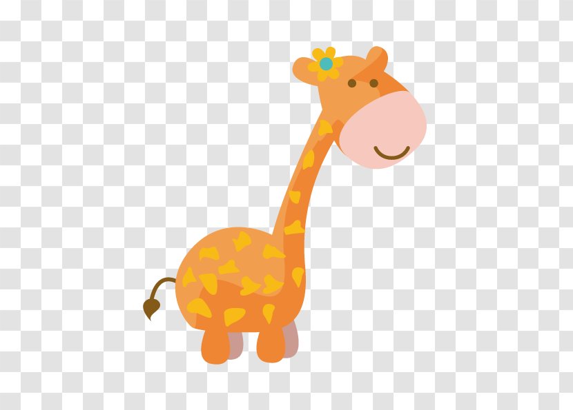 Northern Giraffe Drawing - Illustrator - Vector Hand-painted Toys Transparent PNG