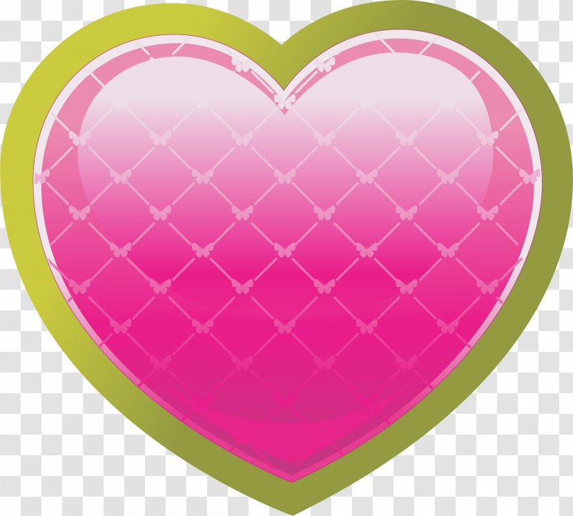 Circle Valentine's Day Pink M Heart Transparent PNG